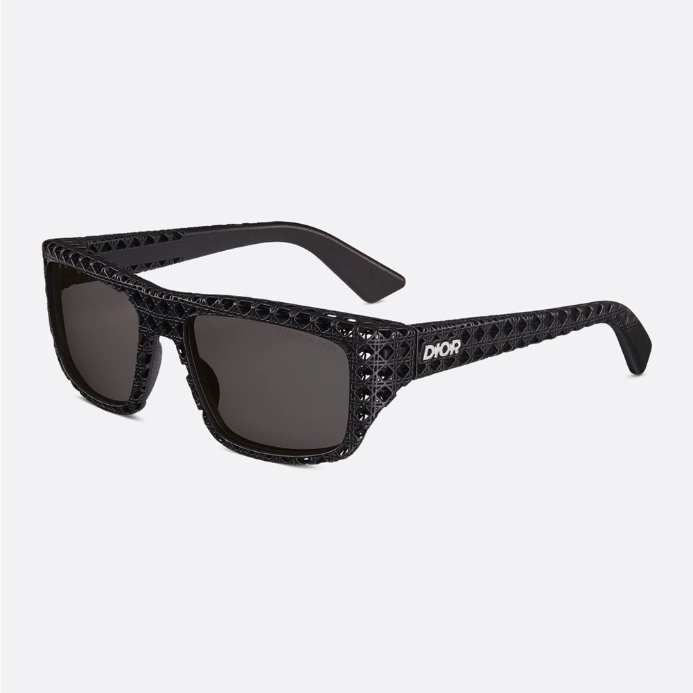 Dior3D S1I Black Rectangular Sunglasses